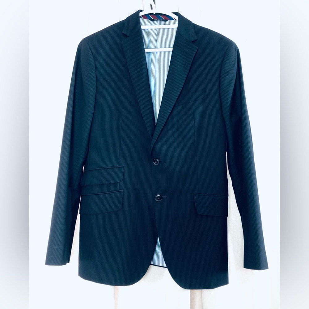 Banana Republic Blazer Sport Coat 40R Mens Modern Slim Fit Marzotto Italian Wool
